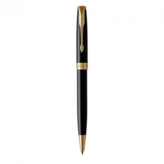  Шариковая ручка Parker Sonnet 17 Black Lacquer GT BP 86 032