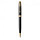  Шариковая ручка Parker Sonnet 17 Black Lacquer GT BP 86 032