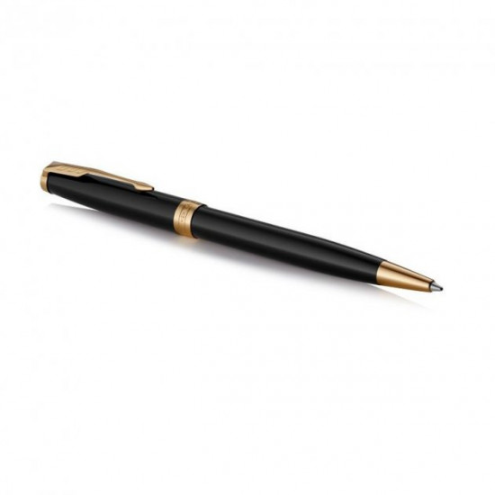  Шариковая ручка Parker Sonnet 17 Black Lacquer GT BP 86 032