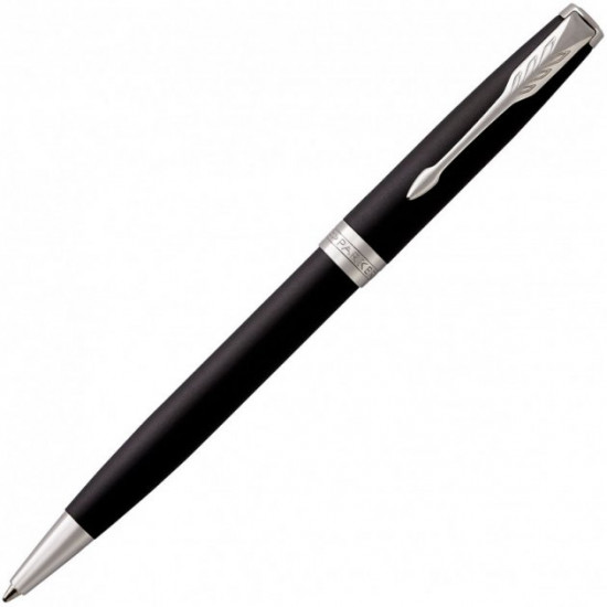  Шариковая ручка Parker Sonnet 17 Matte Black Lacquer CT BP 84 932