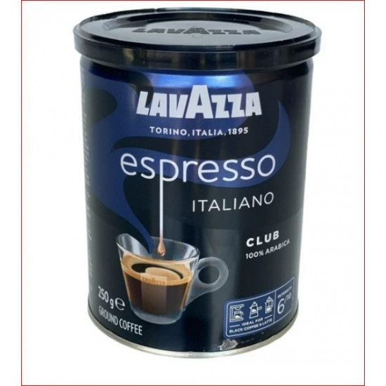 Cava melena LAVAZZA CLUB 250g can