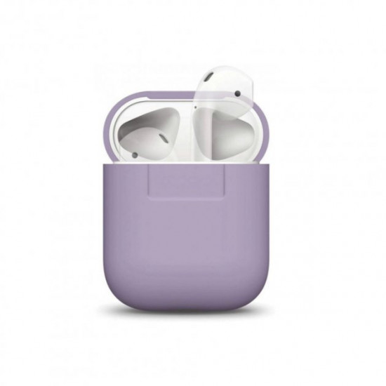 Силіконовий чохол для навушників Elago Silicone Case for Airpods, Lavender (EAPSC-LV)