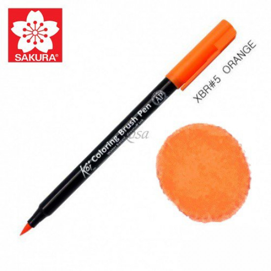 Sakura Koi Brush Marker 0.5mm Orange (XBR #5)