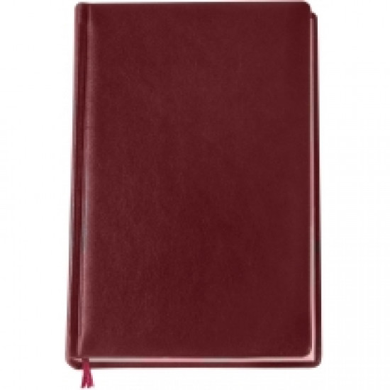 Diary undated Optima Cabinet Napa 320 pages burgundy (O25420-18)