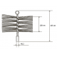 Щітка (йорж) металева для чищення димоходу Savent 150 мм