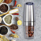 Ari&Ana electric grinder for spices, pepper and salt in a metal case