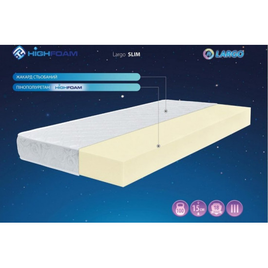 Mattress HIGHFOAM Noble Aurum Lyra 80x190