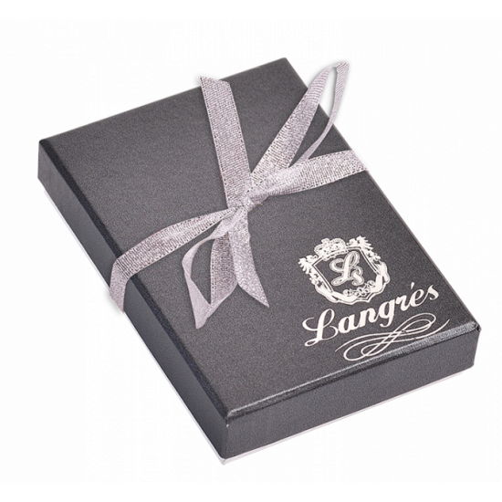 Gift set Langres Elegance: ballpoint pen + bag hook Black (LS.122029-01)