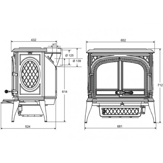 Heating stove Kawmet Premium Ares S7 ECO 11.3 kW