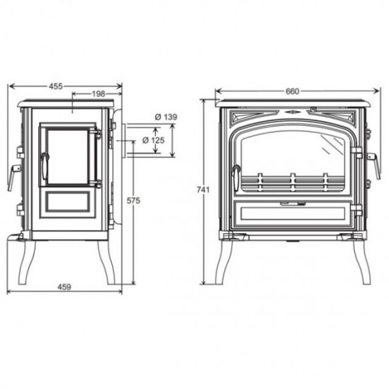 Heating stove Kawmet Premium Eos S13 ECO 10 kW