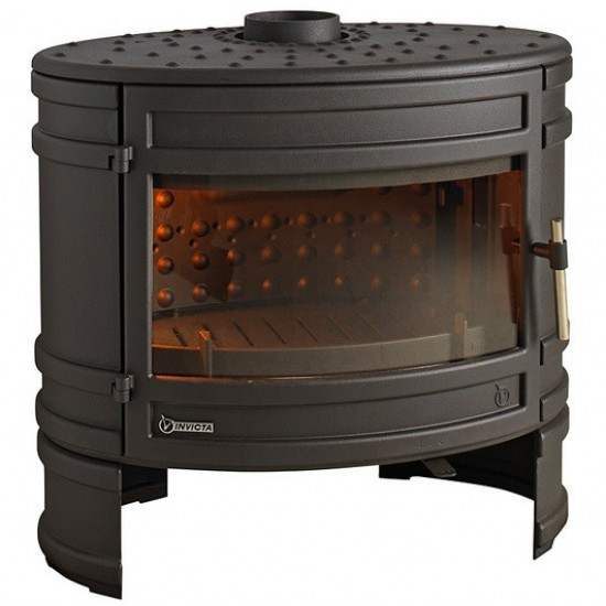 Invicta Angor fireplace stove anthracite