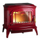 Stove-fireplace Invicta Bradford enamel red