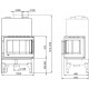  Каминная топка Uniflam 760 EVO LBS с цельным стеклом