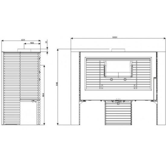 Stove-fireplace Invicta Itaya