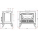 Stove-fireplace Invicta Samara