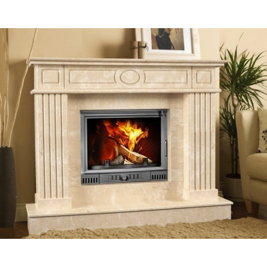 Fireplace insert KawMet W6 14 kW air fireplace inserts