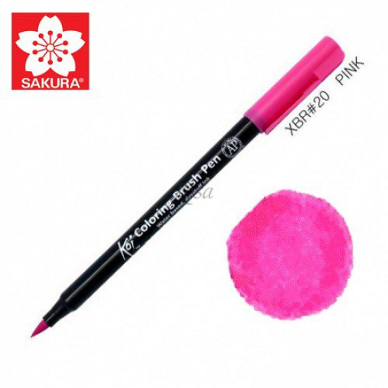 Sakura Koi Brush Marker 0.5mm Pink (XBR #20)