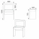 Dressing table Companit Trumo - 7 with folding mirror white