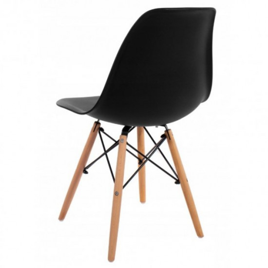 Dining chair (chair) for kitchen Bonro B-173 FULL KD black (42300031)