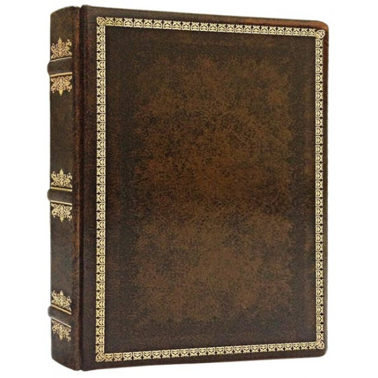 Leather bound diary Verona brown A5 Maple 0220