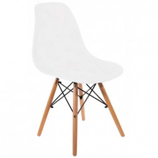 Kitchen dining chair Bonro B-173 FULL KD white (42300030)