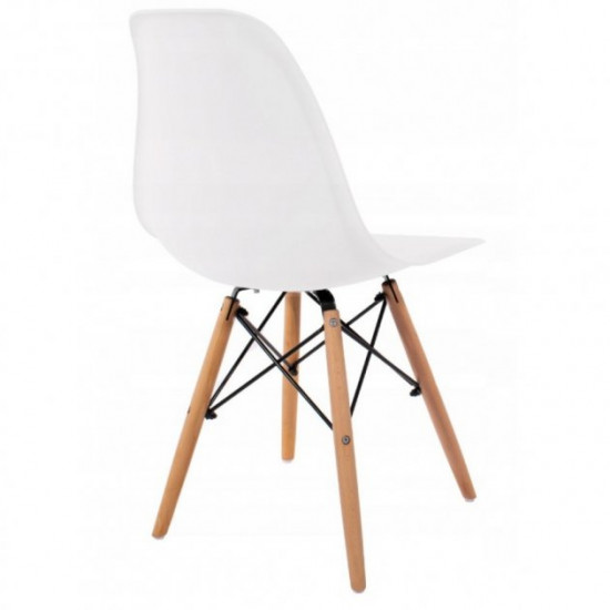 Kitchen dining chair Bonro B-173 FULL KD white (42300030)