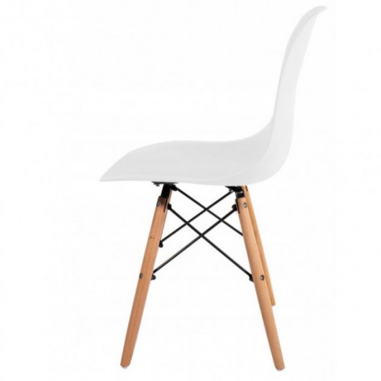 Kitchen dining chair Bonro B-173 FULL KD white (42300030)