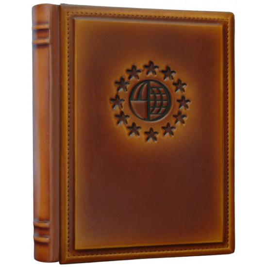 Leather diary Eurasia brown A5