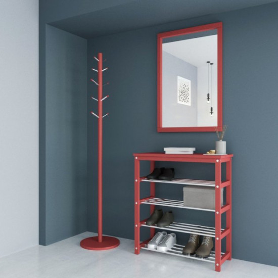 Shoe stand Fenster NVD-07 Red