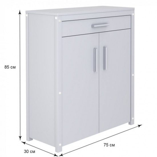 Shoe cabinet Fenster NVD-11 Light gray