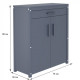 Shoe cabinet Fenster NVD-11 Gray