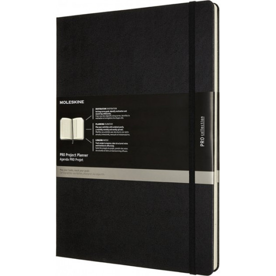 Планувальник проектів Moleskine PRO А4 288 сторінок Чорний (8056420851380)