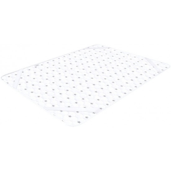 Quilted mattress cover Cosas 90x200 StarGrey (4822052055328)