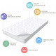 Quilted mattress cover Cosas 90x200 StarGrey (4822052055328)