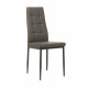 Chair for kitchen, cafe, bar artificial leather + metal N-66-2 Vetro Mebel Gray