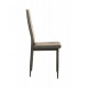 Chair for kitchen, cafe, bar artificial leather + metal N-66-2 Vetro Mebel Gray