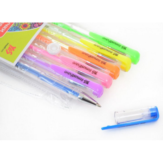 Set of gel pens Yes Neon 6 colors 0.8mm (411706)