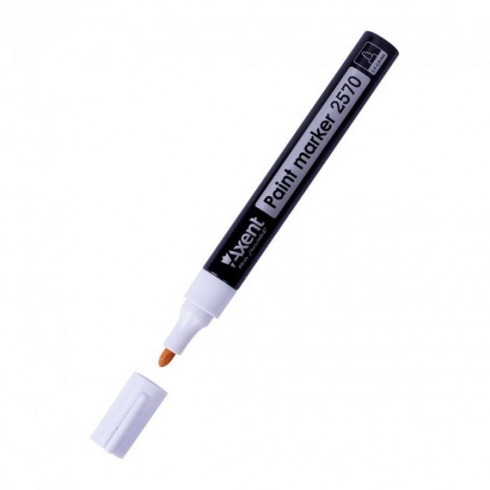 Marker Axent Paint 2.4-2.8 mm white (2570-21-A)