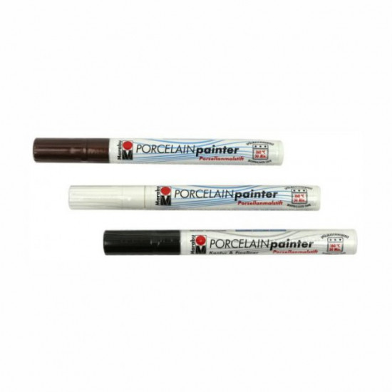 Marabu marker for cold fix ceramics 1-2 mm red metallic (910123732)