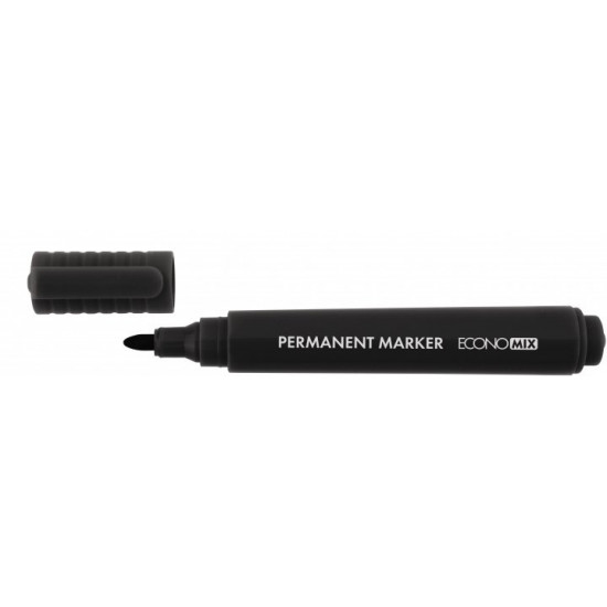 Economix permanent marker 1-3 mm black (E11608-01)