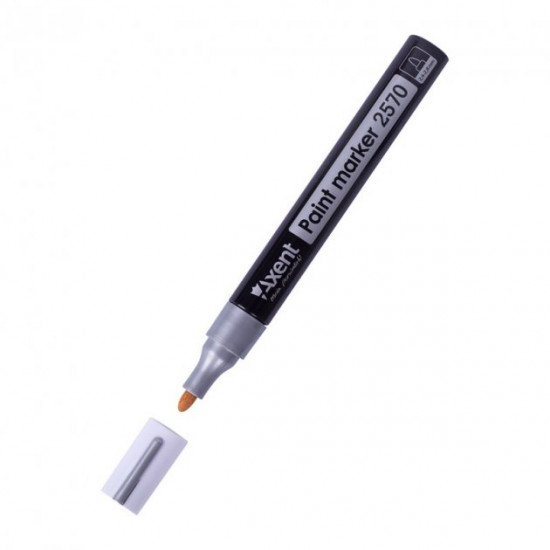 Marker Axent Paint 2.4-2.8 mm silver (2570-34-a)