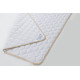 Merino wool mattress cover 140x200 Goodnight Store color White