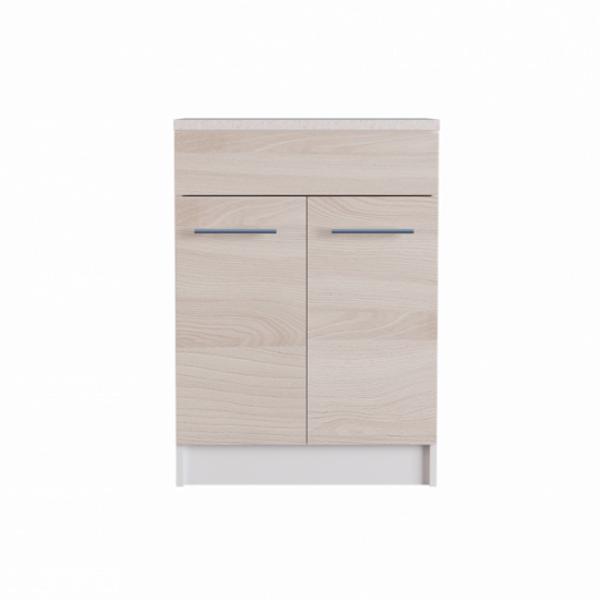 Kitchen Eco module Bottom sink 600 + worktop Omni Home Ash Shimo Light 60x46x85 cm