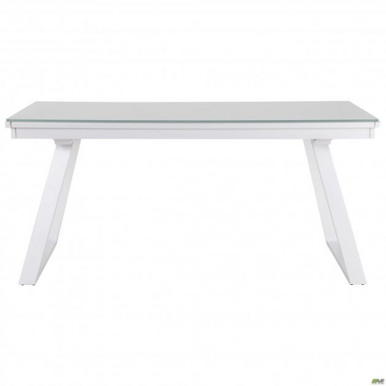 AMF dining table folding Frank white/glass Snow white 547226