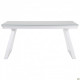 AMF dining table folding Frank white/glass Snow white 547226