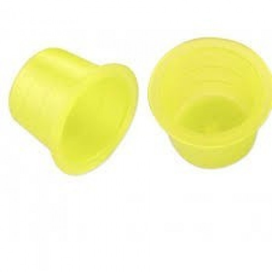 Caps caps for paint for pigment Dragonhawk 11mm 100pcs Yellow