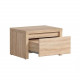 Bedside table BRW Caspian KOM 1S 51x40x33 sonoma oak