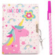 Children's notebook Malevaro in gift box with pen Cute unicorn (641956-A) (6931164701356)