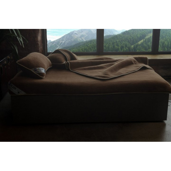 Mattress cover HILZER (CAMEL) - with foam on rolls size 220x200 cm