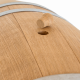 Oak barrel 5 l for wine, cognac (galvanized hoop) Bonpos - (BDOC5)